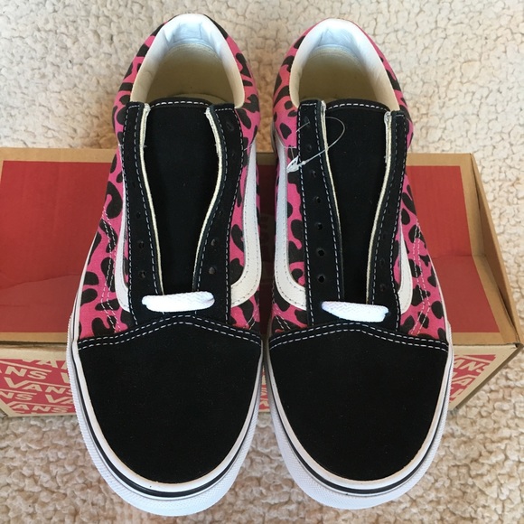 NWT Vans Old Skool Leopard Print Shoe W 7, M 5.5 - Picture 3 of 7